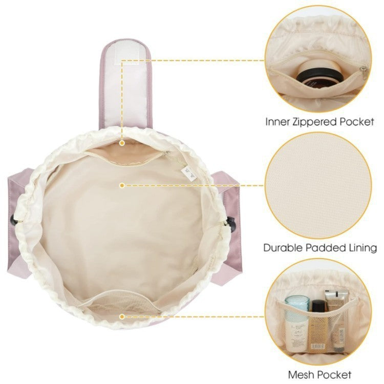 Large Capacity Portable Drawstring Cosmetic Buddy Bag
