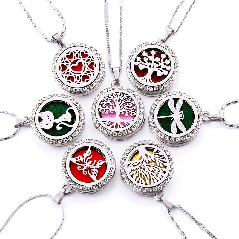 Luxe Scent Pendant Locket Necklace