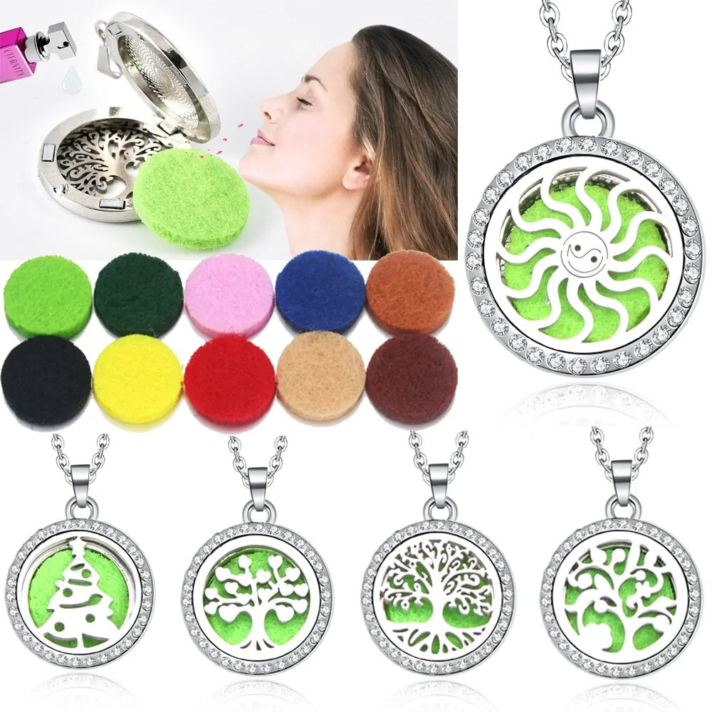 Luxe Scent Pendant Locket Necklace
