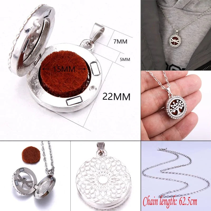 Luxe Scent Pendant Locket Necklace