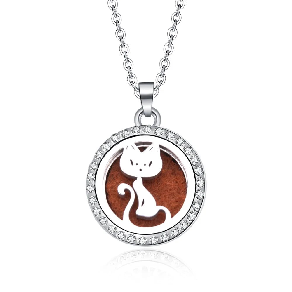 Luxe Scent Pendant Locket Necklace