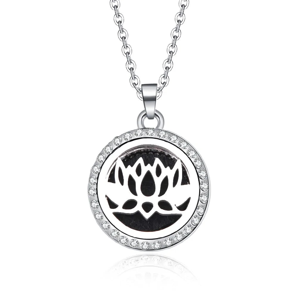 Luxe Scent Pendant Locket Necklace